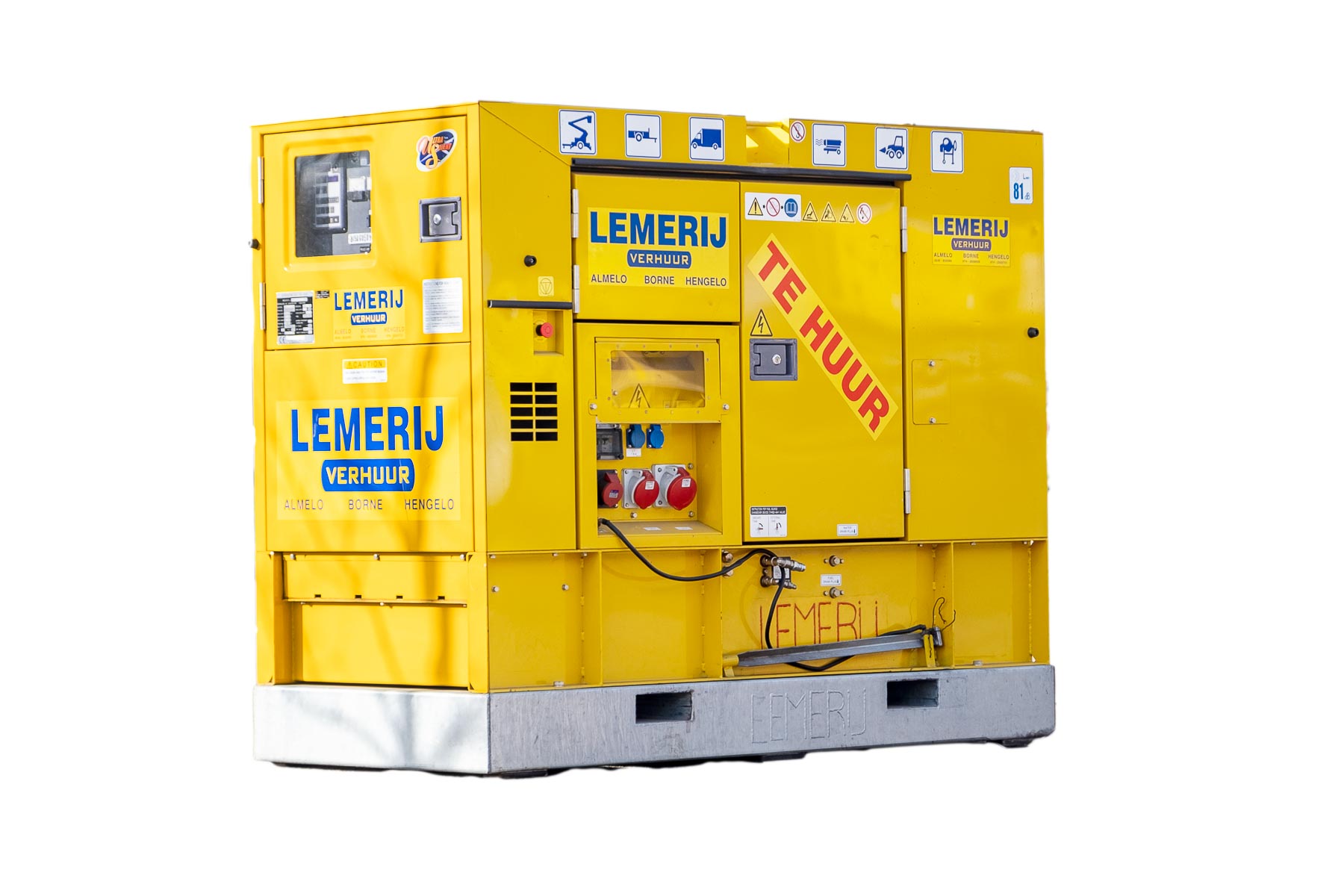 Aggregaat  37 kVA  ;  410 V  /  3 x 52 A ; Ultra Silent