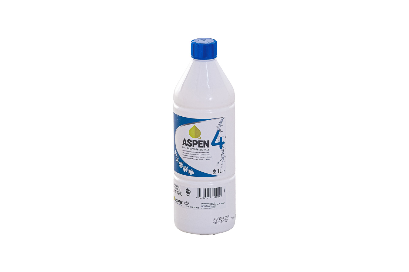Aspen 4 ( blauw ); Benzine; Fles 1 ltr