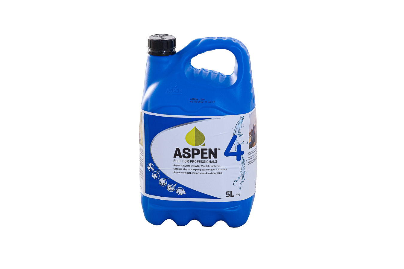 Aspen 4 ( blauw ); Benzine; Jerrycan 5 ltr
