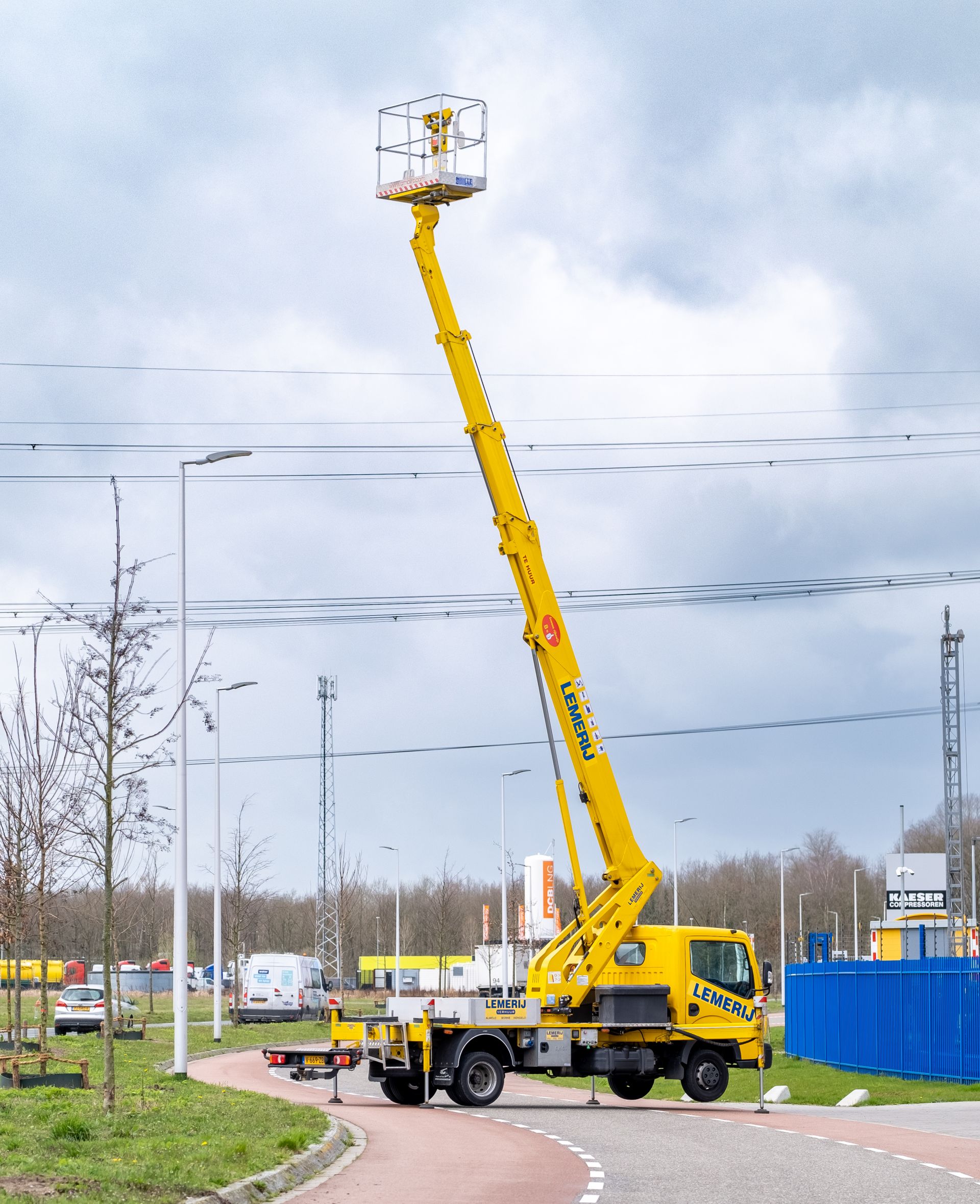 Auto hoogwerker ; Telescoop ; w.h. 21 m