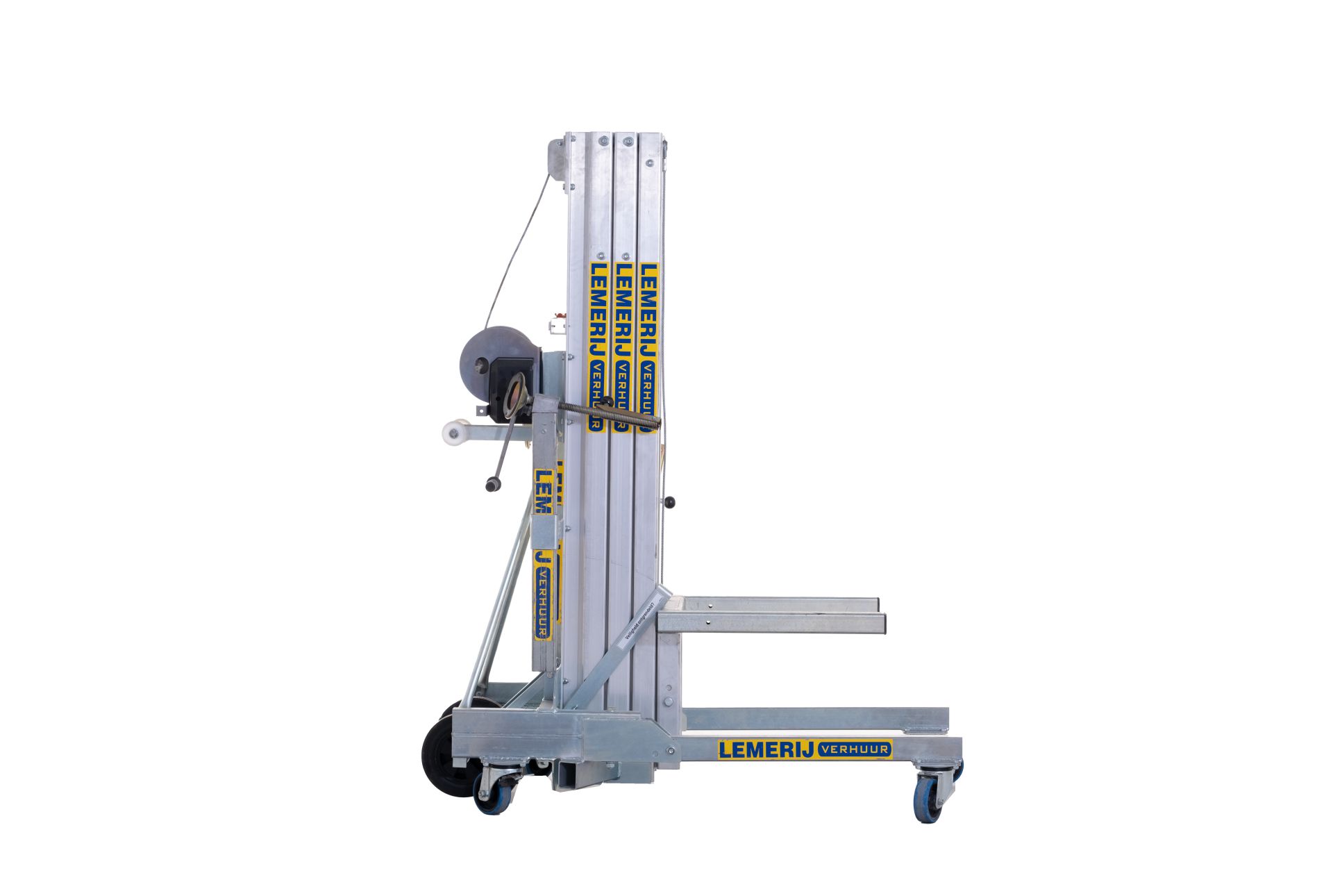 Montagelift ; hefhoogte: 4,8m.  hefcap. 500 kg. ; Kanalenlift