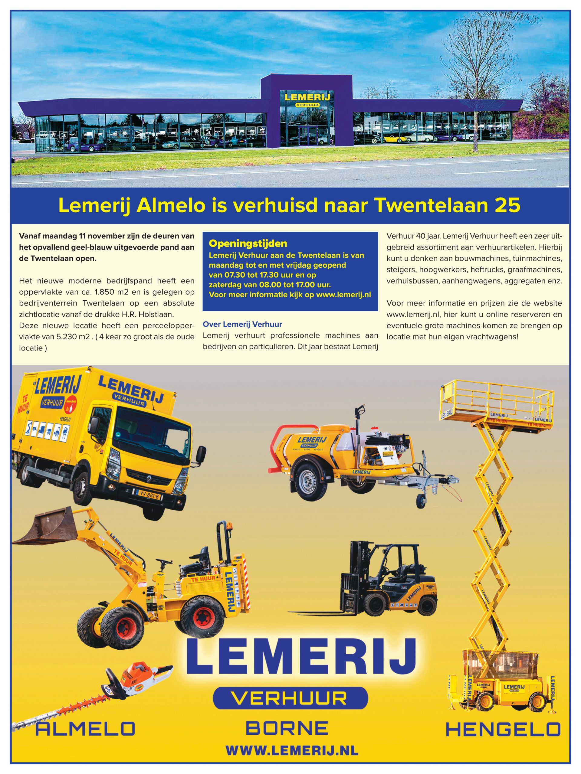 Lemerij Almelo is verhuisd naar Twentelaan 25