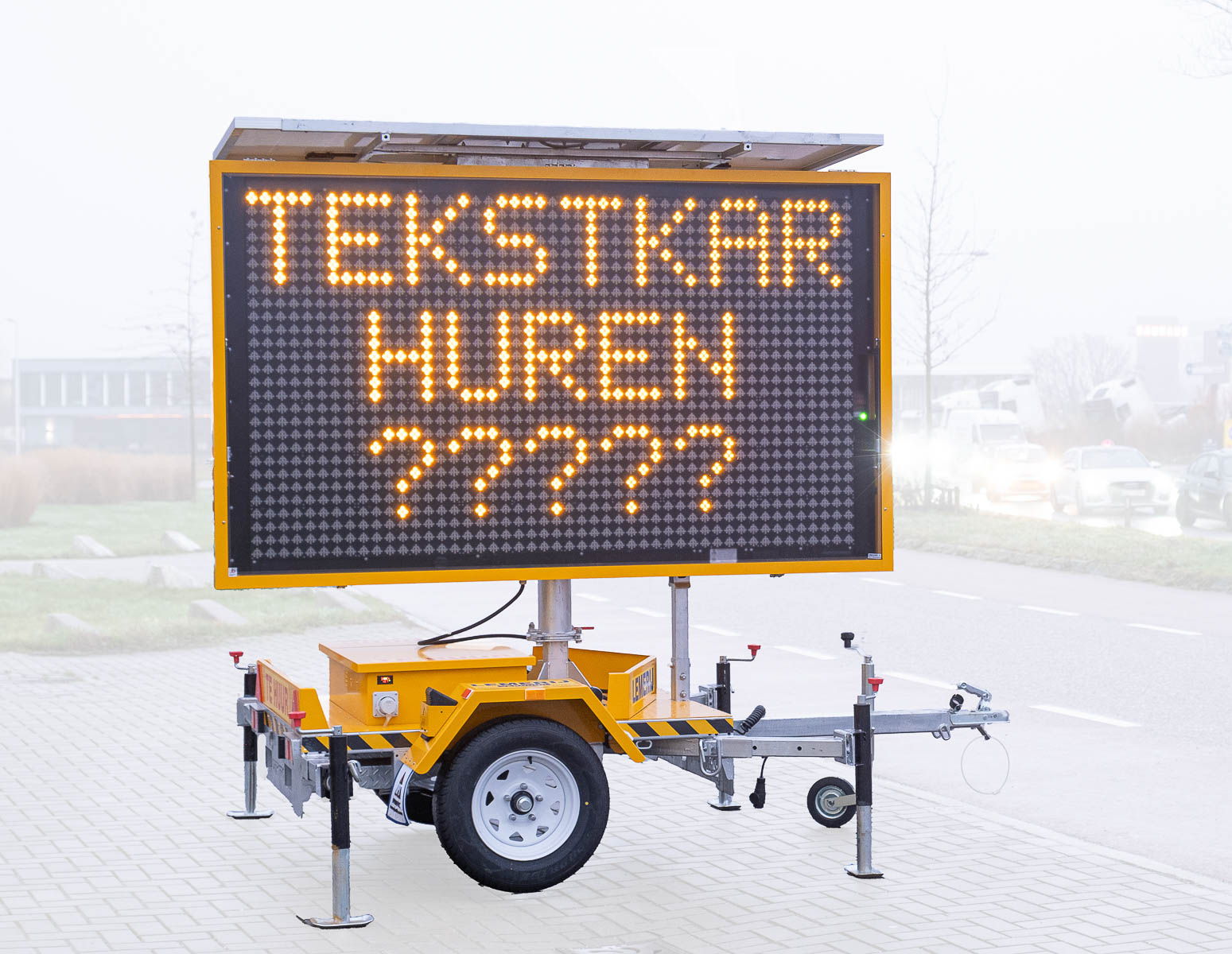 Mobiele Tekstwagen/Tekstkar 