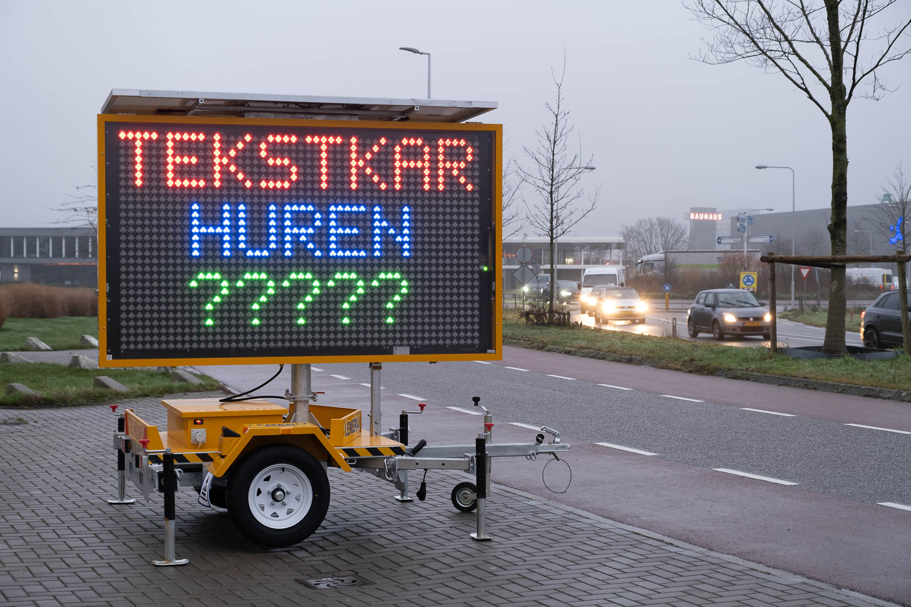 Mobiele Tekstwagen/Tekstkar 