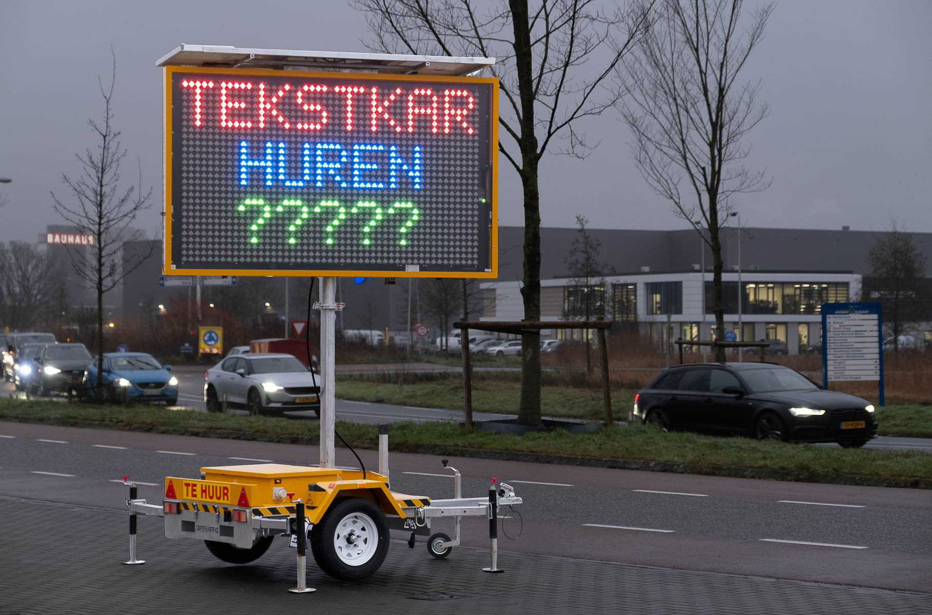 Mobiele Tekstwagen/Tekstkar 