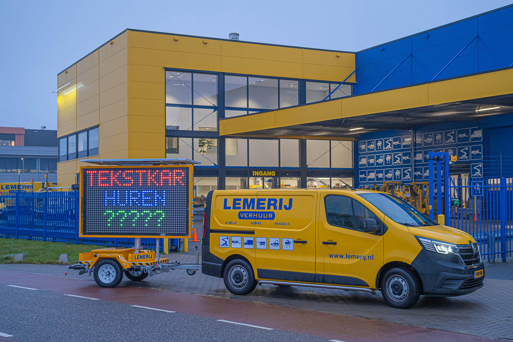 Mobiele Tekstwagen/Tekstkar 