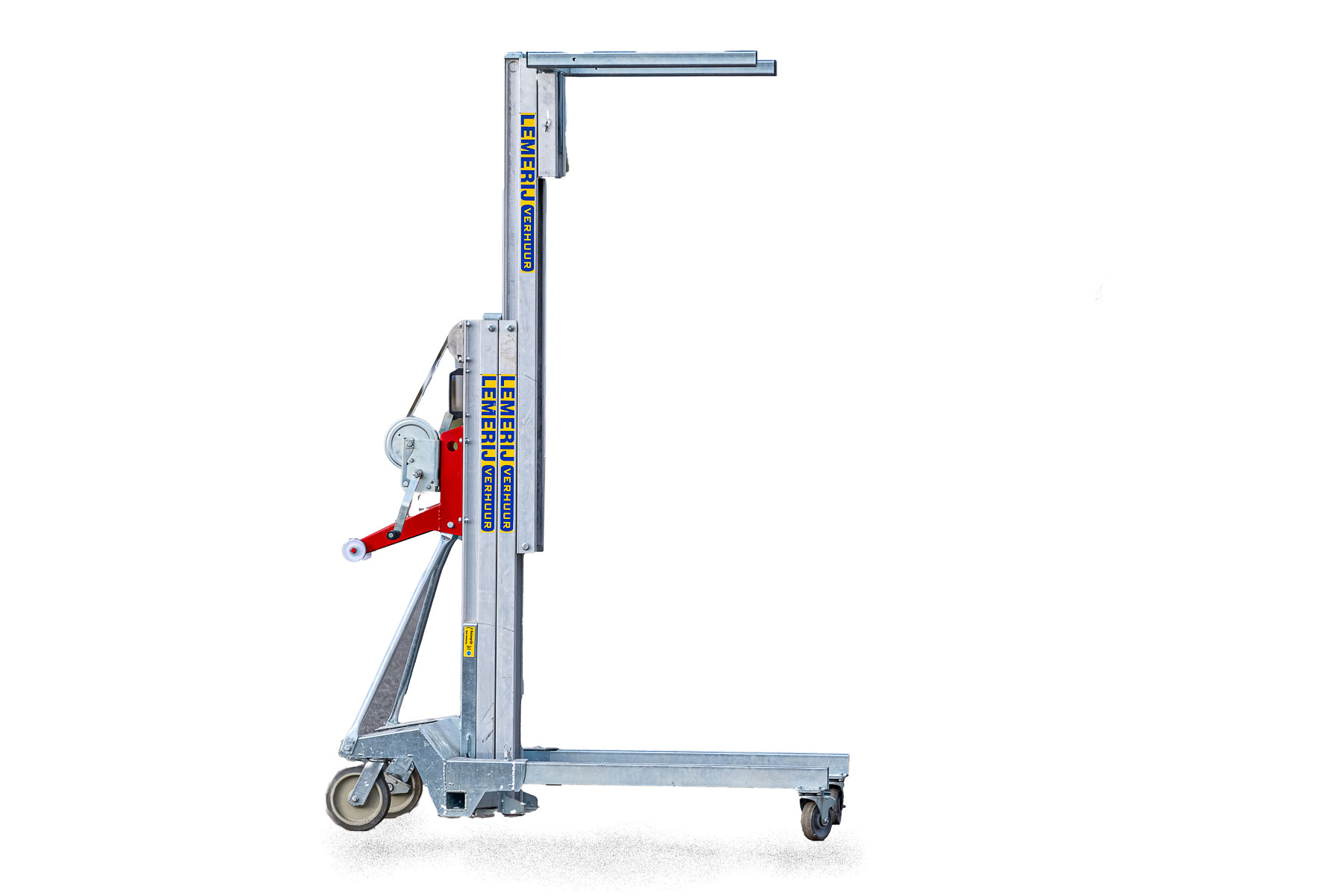 Montagelift ; hefhoogte 3,95m. hefcap. 350 kg. ; Kanalenlift