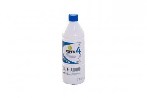 Aspen 4 ( blauw ); Benzine; Fles 1 ltr